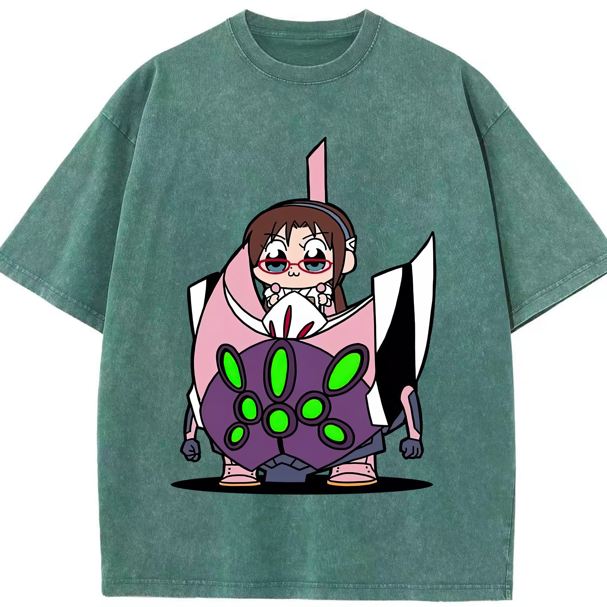 （画像用） EVA 新世紀エヴァンゲリオン 綿100% ヴィンテージ風 半袖Tシャツ（フロントプリント）